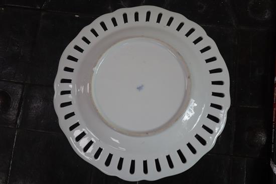 A set of twelve Meissen plates, late 19th century, diameter 24cm